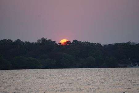 ジンバブエの日没