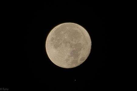 スーパームーン・・・の次の日