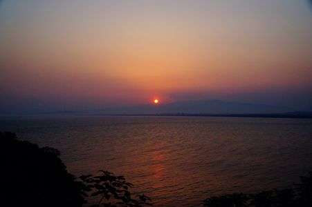 江ノ島の夕暮れ