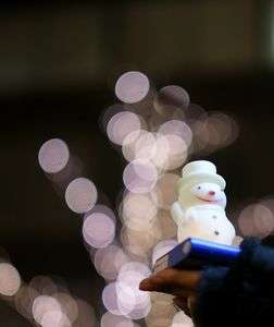 煌めきとスノーマン