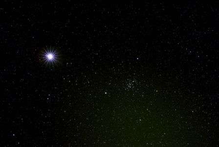 木星とプレセペ星団