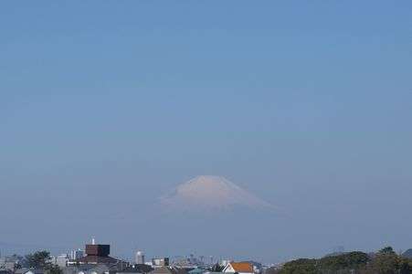 浮かぶ富士山♪