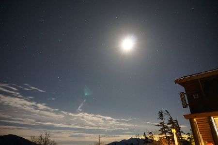 2367ｍからの月明り