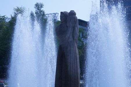 噴水しぶき