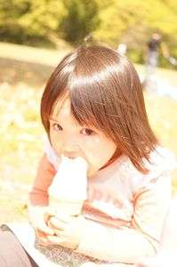 ポカポカ陽気とアイスクリーム