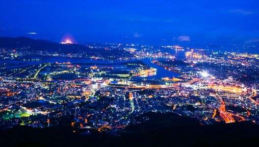 皿倉山から北九州①