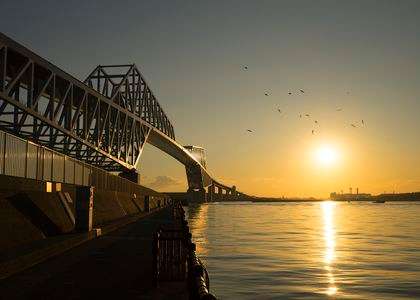 ゲートブリッジの夕暮れ