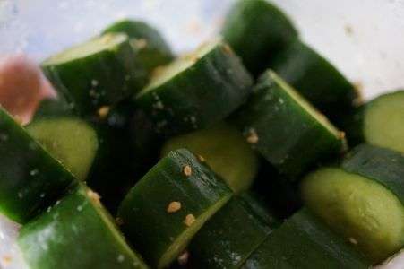 きゅうりの胡麻和え