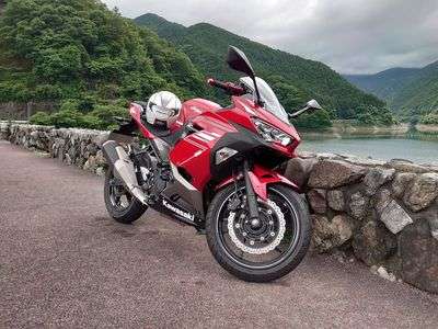 有馬ダムにて。