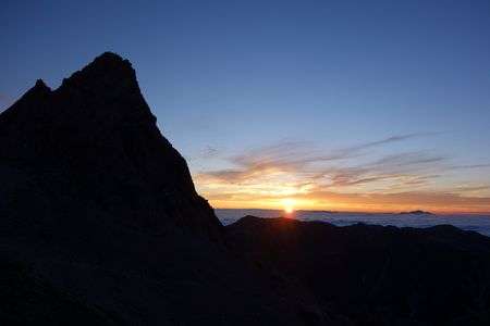 13.08.03 槍ヶ岳の日の出