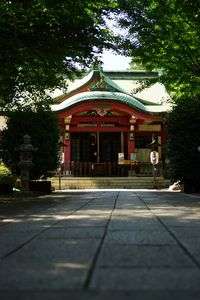神々の庭  番犬との戯れ   〜亀岡八幡宮〜