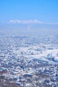 厳冬の大地を走る 