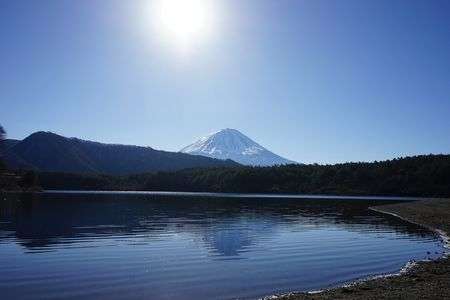 西湖　逆さ富士