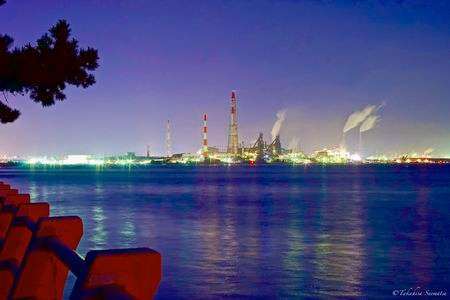 赤坂海岸から見た小倉港