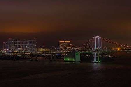 淡いレインボー