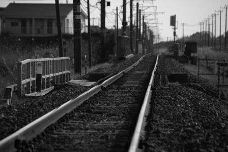 田舎の鉄道