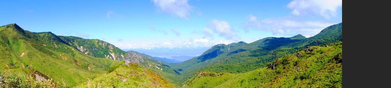 広大な北アルプス