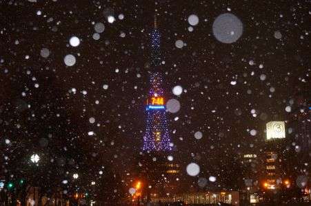 3月の雪の大通公園