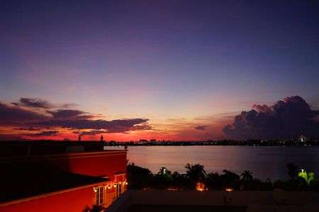 夕焼け@カリブ海