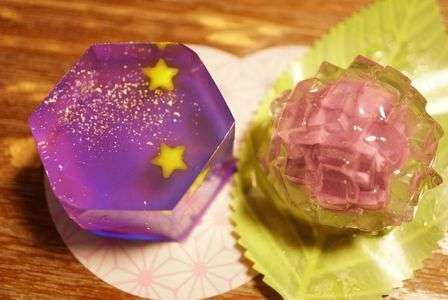 紫陽花と天の川