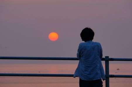 沈む夕陽に何を想う