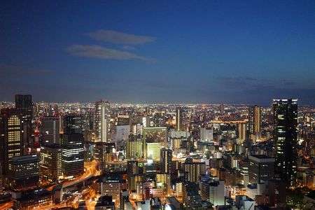 梅田スカイビルからの夜景