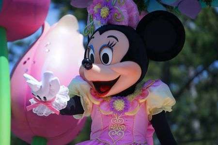 どアップのミニーちゃん