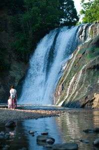 龍門の滝　＠16:00