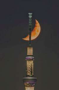 2016.06.10 月とスカイツリー