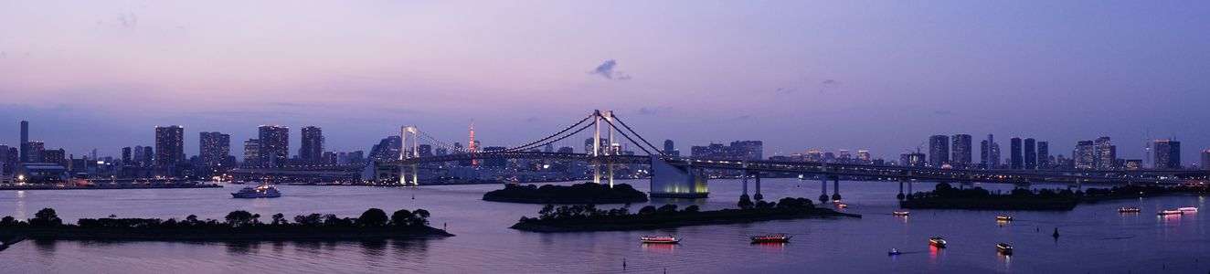 レインボーブリッジのパノラマ撮影だよ！