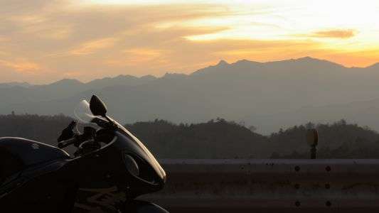 相棒と走った道３