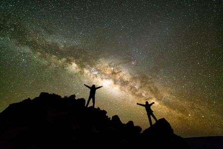 宇宙を二人占め