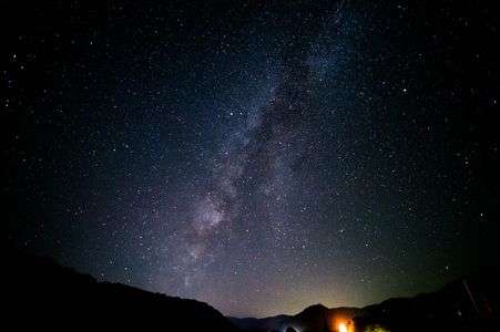 初、天の川撮影