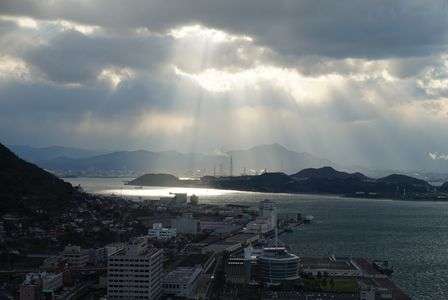 門司港展望室から