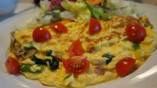 野菜のオムレツ