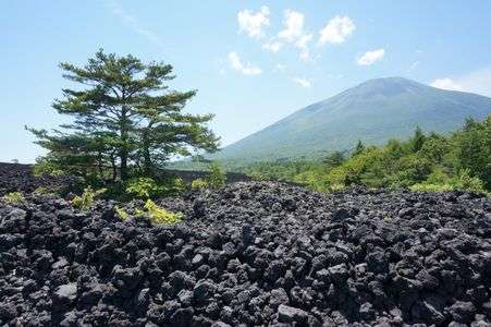 岩手山 焼走り溶岩流