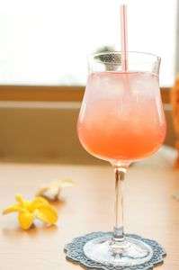 南国気分でジュース