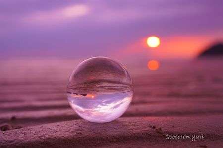 ガラス玉の中の世界