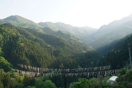 山の中にひっそりと