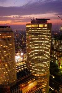 αcafe体験会～スカイプロムナードで夜景