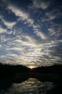 今年最後の会社の駐車場からの日の出