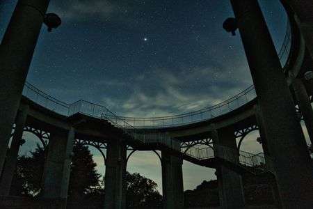 十文字山展望台にて