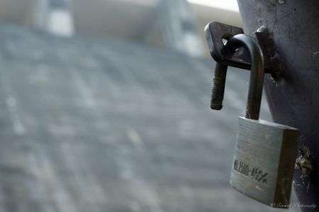 施錠は忘れずに！