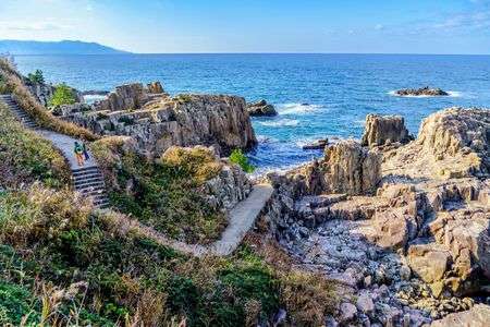 ⭐絶壁と日本海⭐