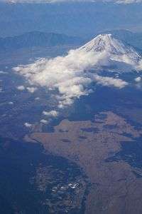 機窓からの富士