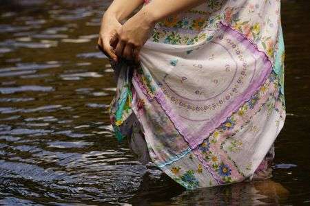 ハンカチのスカート