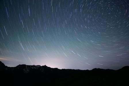 槍ヶ岳とグルグル