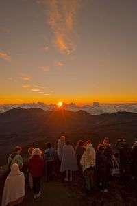 ハレアカラ ハワイ マウイ島のサンライズ