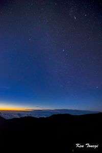 ハレアカラと天の川