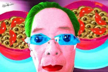 目玉のある自画像